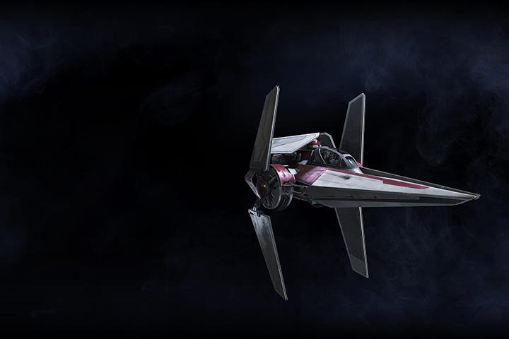 Star Wars Battlefront 2 : Le vaisseau intercepteur V-Wing